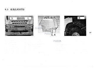 AZ9925720002 Кронштейн фары правый HOWO A7 (Хово А7)