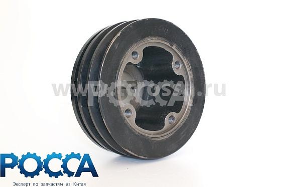 Шкив коленвала CY4100 FOTON (Фотон) 1049 DONGFENG (ДонгФенг) 1045