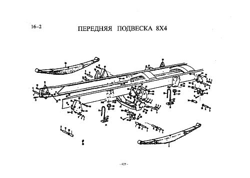 Передняя подвеска 8х4