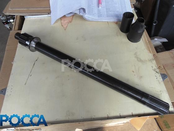 Вал проходной среднего моста крупный шлиц HOWO (Хово) SHAANXI (Шанкси) SHACMAN F2000 FOTON