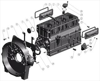 GB923-88 Гайка клапанной крышки YZ4DB1-30 FOTON (Фотон)  5069