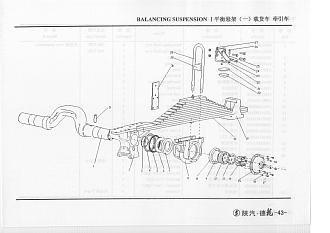 199014520124 Стремянка рессоры задней L-515 SHAANXI (Шанкси) SHACMAN (Шакман)