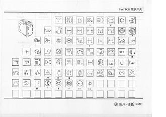 DZ9100586005 Клавиша звукового сигнала SHAANXI (Шанкси) SHACMAN (Шакман)