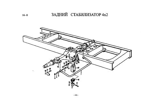 Задний стабилизатор 4х2