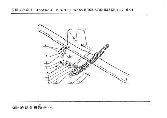 81.43715.6063 Стабилизатор передней оси  SHAANXI (Шанкси) SHACMAN (Шакман) F3000