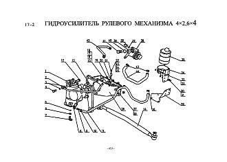 AZ9719470029 Трубка гидравлическая HOWO (Хово) для ГУР ZF 8098 (метал.)
