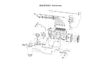 VG1246080036 Форсунка топливная D12 Евро-2 HOWO A7 (Хово А7)