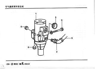 55518 Шланг делителя механического переключения передач на регулировочный клапан КПП Fuller HOWO (Хово)