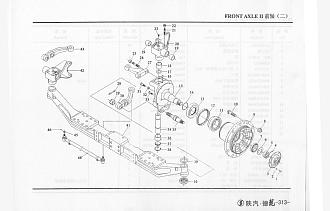 99112410010 Ступица передняя с ABS SHAANXI (Шанкси) SHACMAN (Шакман)