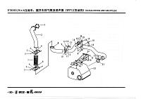 Глушитель F3000 8x4 WP12 SHAANXI (Шанкси) SHACMAN F3000