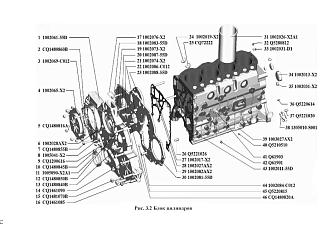 1005090-X2A1 Сальник 58x80x10 коленвала передний Евро-3 BAW (Бав) Fenix 1065 Евро-2/3 1044 Евро-3