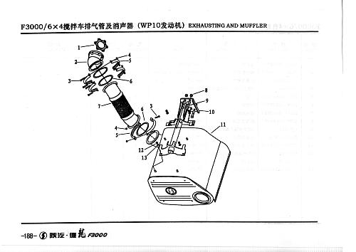 Глушитель 6х4 WP10 F3000