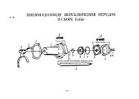 Пневмоцилиндр переключения передач Fuller