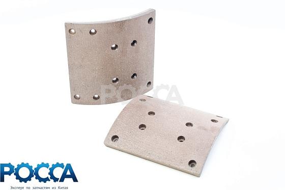 Накладка тормозной колодки задней короткая нижняя SHAANXI (Шанкси) SHACMAN (Шакман) F3000 Createk