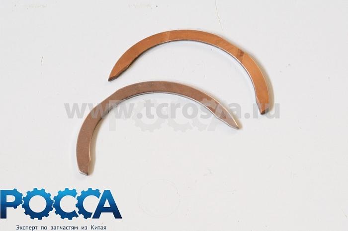 Полукольца коленвала упорные Perkins FOTON (Фотон) 1049A 1069 1099 (к-т 4 шт) T31137551/61