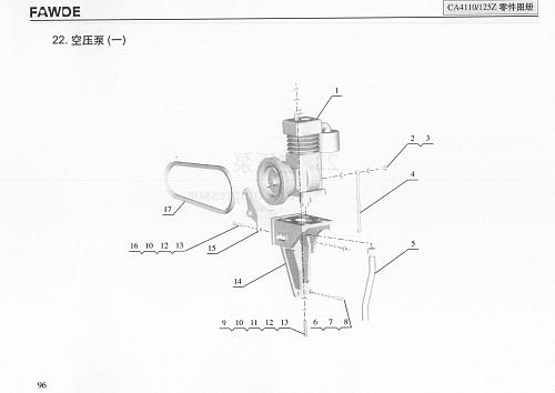 Воздушный компрессор  125z (JH2L JH2M)