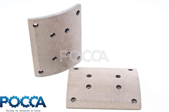 Накладка тормозной колодки задней длинная верхняя SHAANXI (Шанкси) SHACMAN (Шакман) F3000 Createk