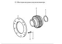 12. Шестерня ведущая демультипликатора