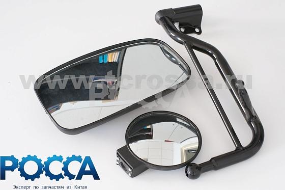 Зеркало заднего вида правое с кронштейном и круглым зеркалом FOTON (Фотон) 1039 1049 1069 1089 5121