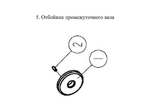 5. Отбойник промежуточного вала