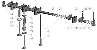 4100QB-1A-03-003A Пружина клапана внешняя Евро-2 BAW (Бав) Fenix 1044