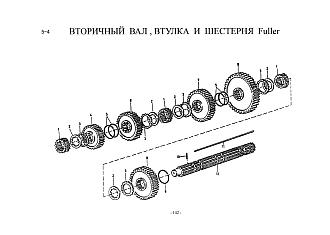 19614 Шестерня 2 передачи вторичного вала КПП JS180-1701130 HOWO (Хово)