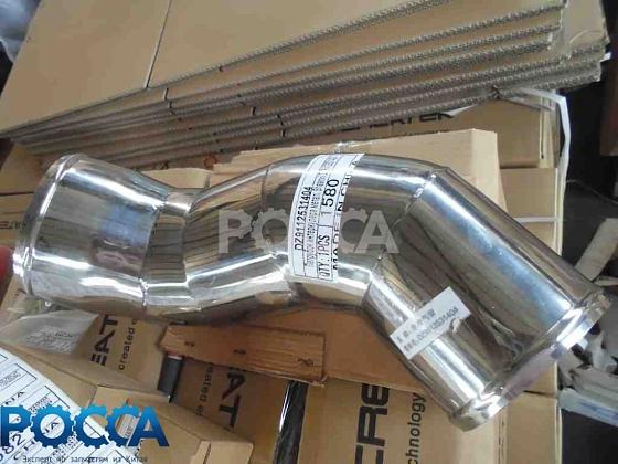 Патрубок интеркулера металлический SHAANXI (Шанкси) SHACMAN (Шакман) DZ9112531404